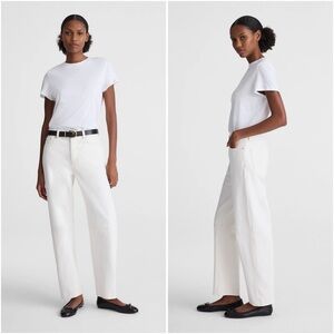 Madewell The Petite Darted Barrel-Leg Jean Vintage Canvas Size 26P P26 NWT